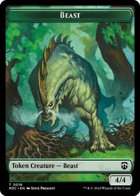 Beast (0016) // Copy Double-Sided Token, Commander: Modern Horizons 3