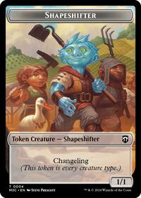 Shapeshifter (0004) // Copy Double-Sided Token, Commander: Modern Horizons 3