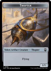 Thopter // Copy Double-Sided Token, Commander: Modern Horizons 3