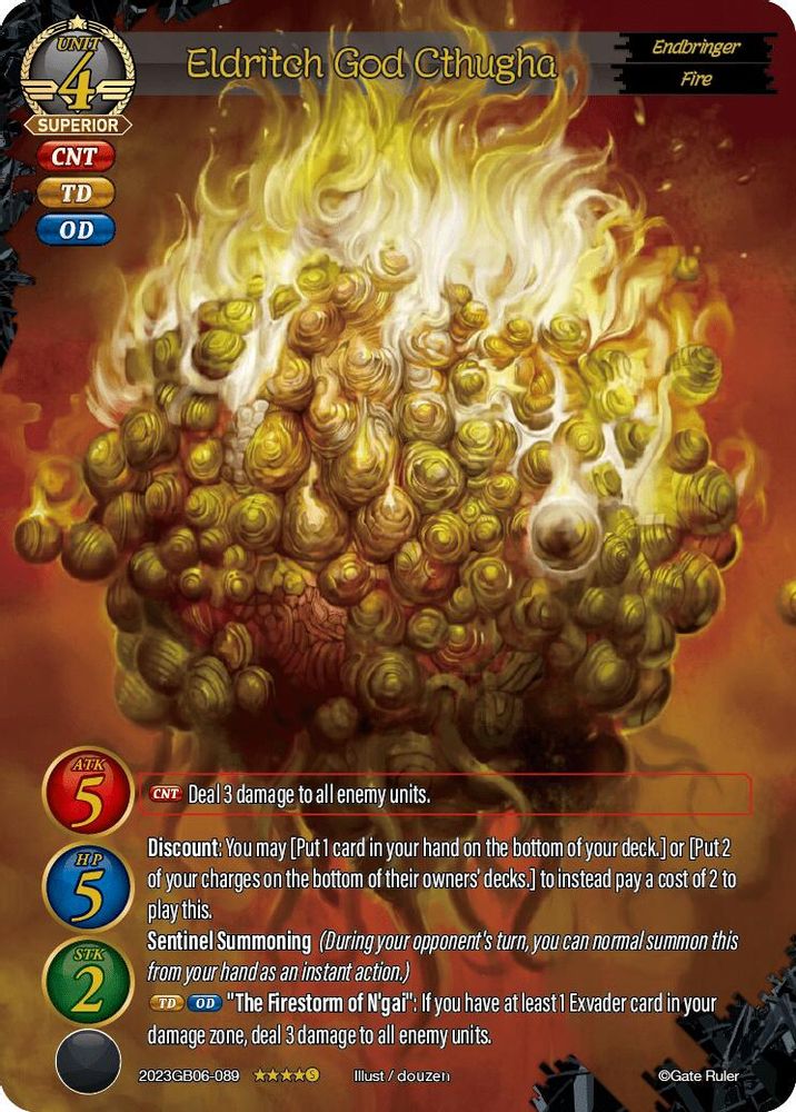Eldritch God Cthugha, Standard, front