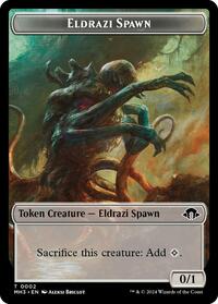 Eldrazi Spawn // Fish Double-Sided Token