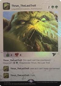 Thrun, the Last Troll (Rainbow Foil), Secret Lair Drop Series