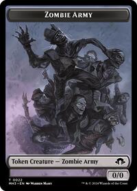 Zombie Army // Energy Reserve Double-Sided Token, Modern Horizons 3