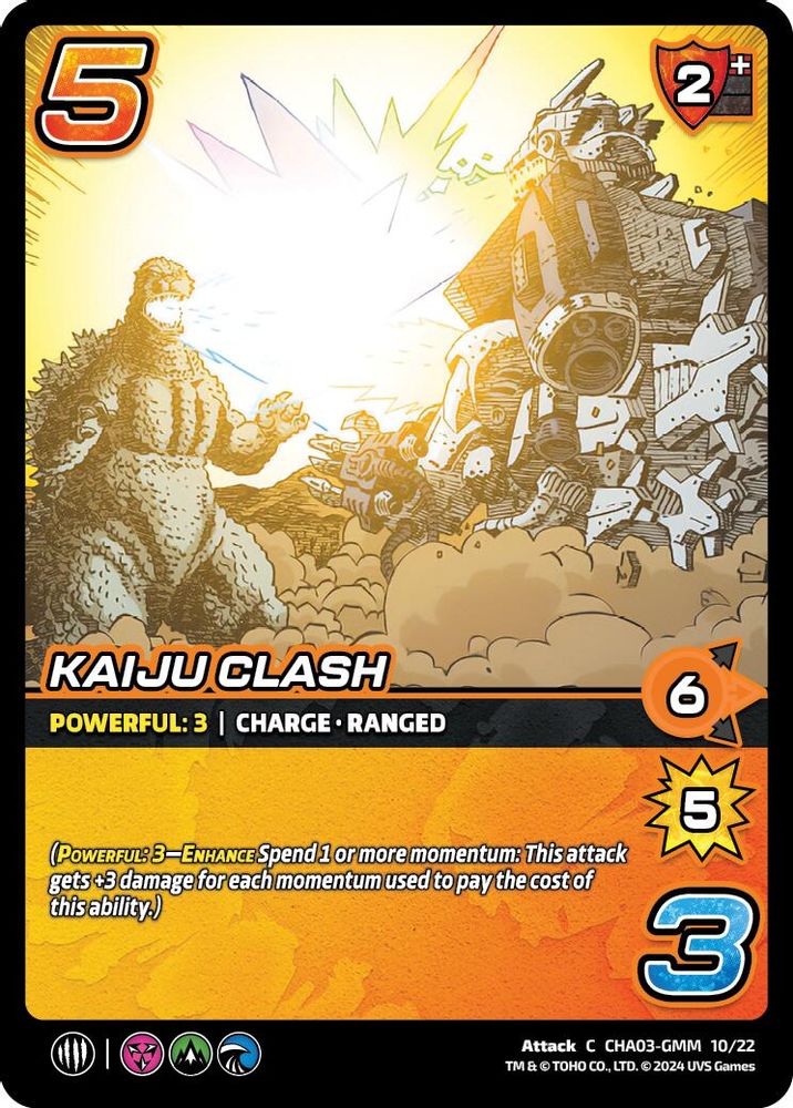 Kaiju Clash, Foil, front