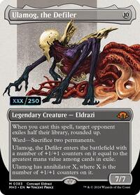 Ulamog, the Defiler (Borderless) (Serial Numbered), Modern Horizons 3