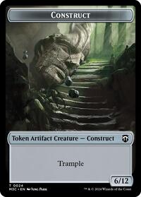 Construct (Ripple Foil) // Myr Double-Sided Token, Commander: Modern Horizons 3