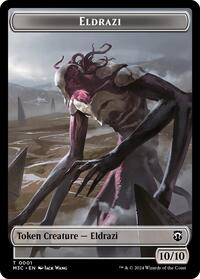 Eldrazi (Ripple Foil) // Spirit Double-Sided Token, Commander: Modern Horizons 3