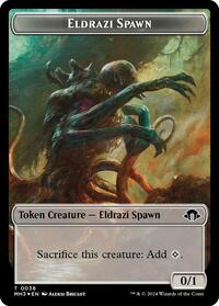 Eldrazi Spawn (Ripple Foil) // Eldrazi Scion Double-Sided Token, Commander: Modern Horizons 3