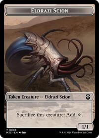 Eldrazi Scion (Ripple Foil) // Eldrazi Spawn Double-Sided Token, Commander: Modern Horizons 3