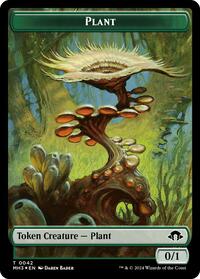 Plant (Ripple Foil) // Zombie Double-Sided Token, Modern Horizons 3