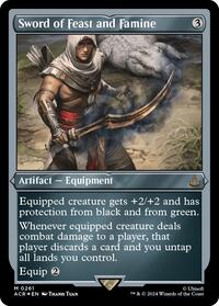 Sword of Feast and Famine (Foil Etched), Universes Beyond: Assassin's Creed