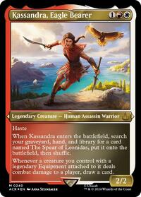 Kassandra, Eagle Bearer (Foil Etched), Universes Beyond: Assassin's Creed