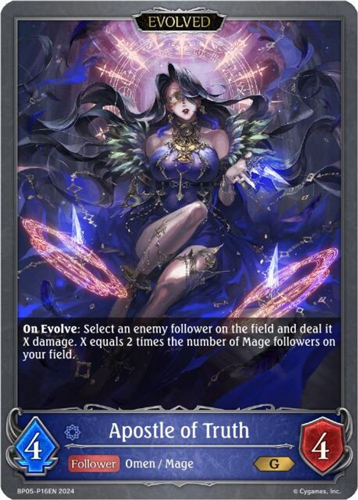 Apostle of Truth (Evolved) - P16EN (Foil), Standard, front
