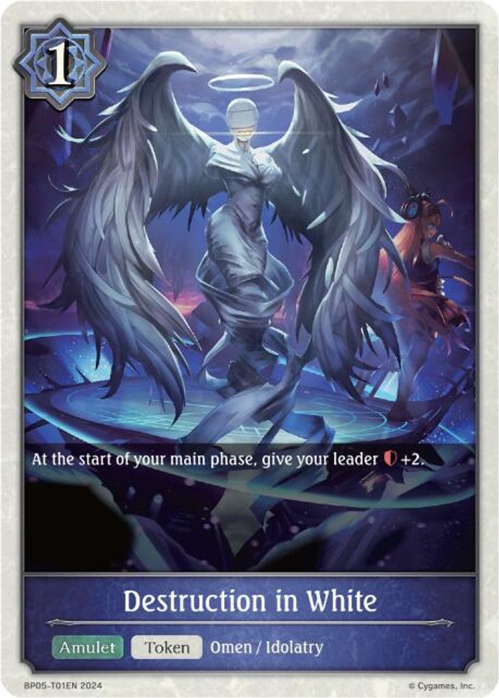 Destruction in White, Standard, front