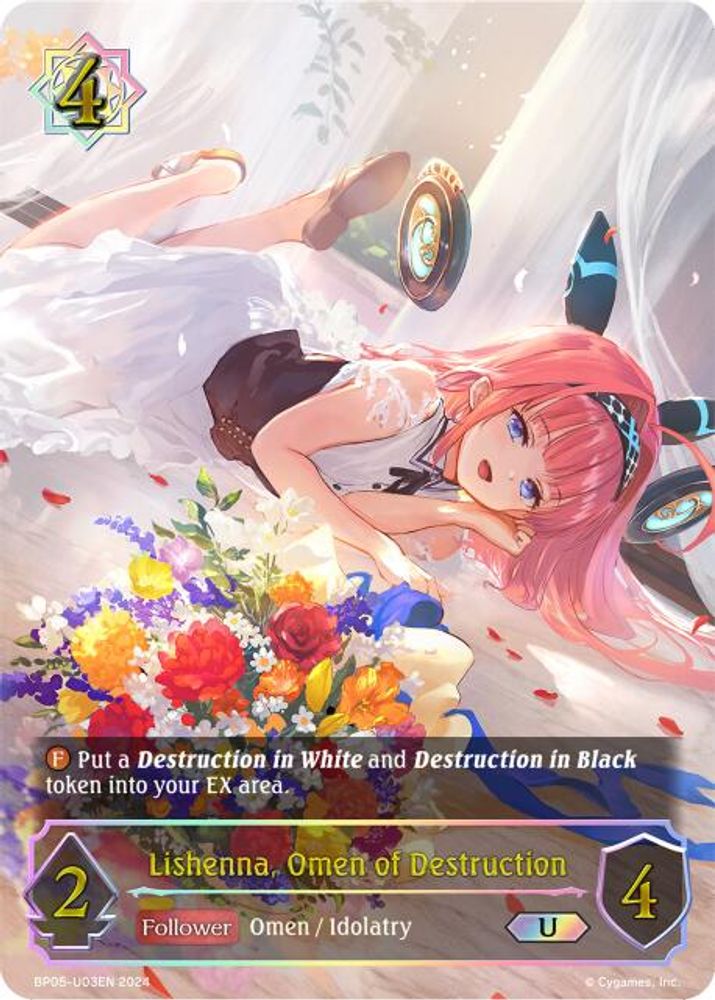 Lishenna, Omen of Destruction (U), Standard, front