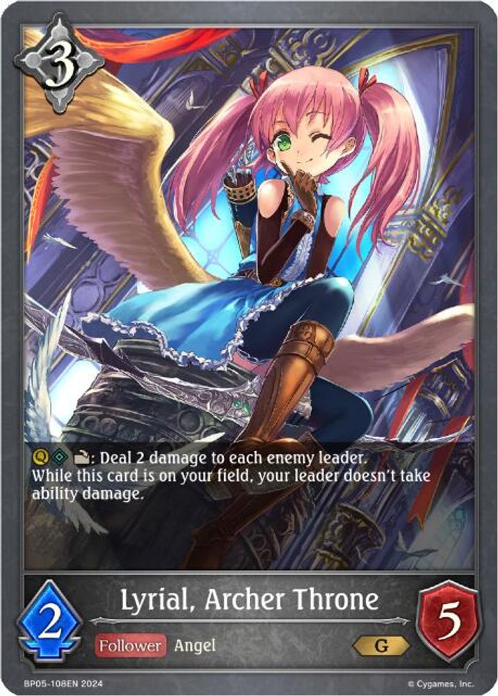Lyrial, Archer Throne, Standard, front