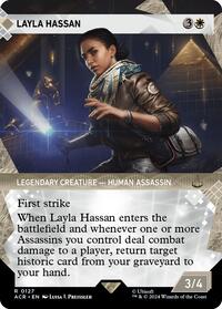 Layla Hassan (Showcase), Universes Beyond: Assassin's Creed