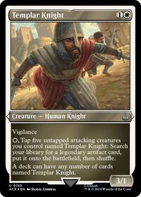 Templar Knight (Foil Etched), Universes Beyond: Assassin's Creed