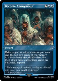 Become Anonymous (Foil Etched), Universes Beyond: Assassin's Creed