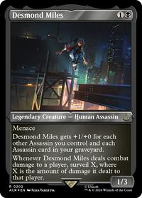 Desmond Miles (Foil Etched), Universes Beyond: Assassin's Creed