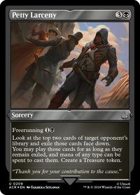 Petty Larceny (Foil Etched), Universes Beyond: Assassin's Creed
