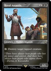 Royal Assassin (Foil Etched), Universes Beyond: Assassin's Creed