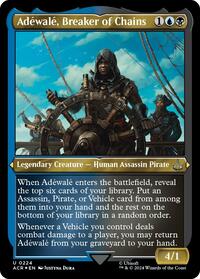 Adewale, Breaker of Chains (Foil Etched), Universes Beyond: Assassin's Creed