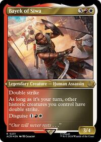 Bayek of Siwa (Foil Etched), Universes Beyond: Assassin's Creed