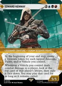 Edward Kenway (Showcase) (Textured Foil), Universes Beyond: Assassin's Creed