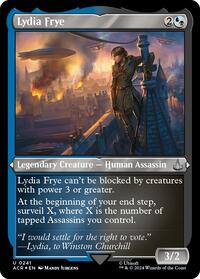 Lydia Frye (Foil Etched), Universes Beyond: Assassin's Creed