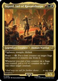 Sigurd, Jarl of Ravensthorpe (Foil Etched), Universes Beyond: Assassin's Creed