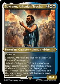 Sokrates, Athenian Teacher (Foil Etched), Universes Beyond: Assassin's Creed