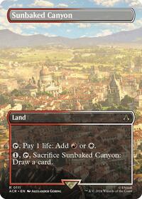 Sunbaked Canyon (Borderless), Universes Beyond: Assassin's Creed