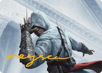 Altair Ibn-La'Ahad Art Card (Gold-Stamped Signature), Art Series: Universes Beyond: Assassin's Creed