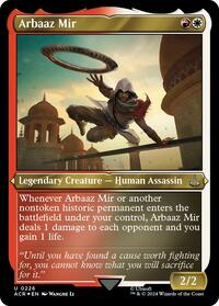 Arbaaz Mir (Foil Etched), Universes Beyond: Assassin's Creed