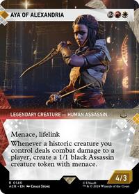 Aya of Alexandria (Showcase), Universes Beyond: Assassin's Creed