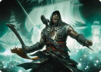 Adewale, Breaker of Chains Art Card, Art Series: Universes Beyond: Assassin's Creed