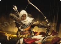 Bayek of Siwa Art Card (Gold-Stamped Signature), Art Series: Universes Beyond: Assassin's Creed