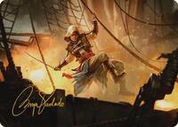 Edward Kenway Art Card (Gold-Stamped Signature), Art Series: Universes Beyond: Assassin's Creed