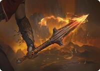 The Spear of Leonidas Art Card, Art Series: Universes Beyond: Assassin's Creed