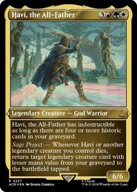 Havi, the All-Father (Foil Etched), Universes Beyond: Assassin's Creed