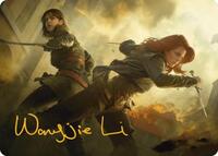 Mary Read and Anne Bonny Art Card (Gold-Stamped Signature), Art Series: Universes Beyond: Assassin's Creed