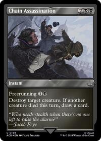 Chain Assassination (Foil Etched), Universes Beyond: Assassin's Creed