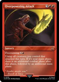 Overpowering Attack (Foil Etched), Universes Beyond: Assassin's Creed