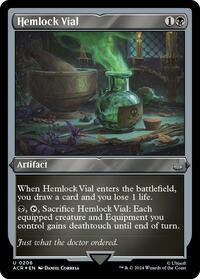 Hemlock Vial (Foil Etched), Universes Beyond: Assassin's Creed