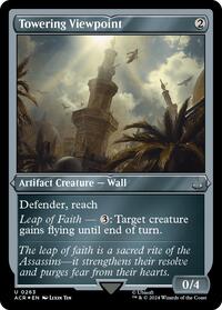 Towering Viewpoint (Foil Etched), Universes Beyond: Assassin's Creed