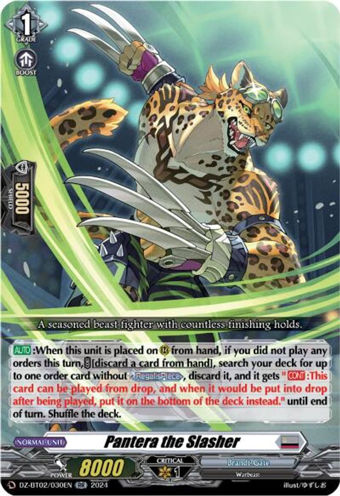 Pantera the Slasher, Standard, front