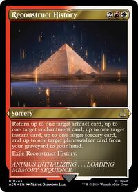 Reconstruct History (Foil Etched), Universes Beyond: Assassin's Creed