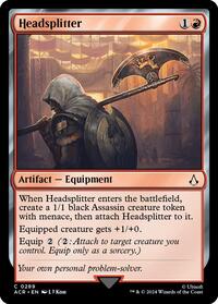 Headsplitter, Universes Beyond: Assassin's Creed
