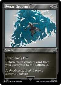 Restart Sequence (Foil Etched), Universes Beyond: Assassin's Creed
